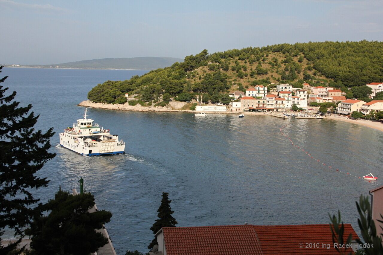 Drvenik - Chorvatsko - trajekt na Hvar, Korčulu a Pelješac